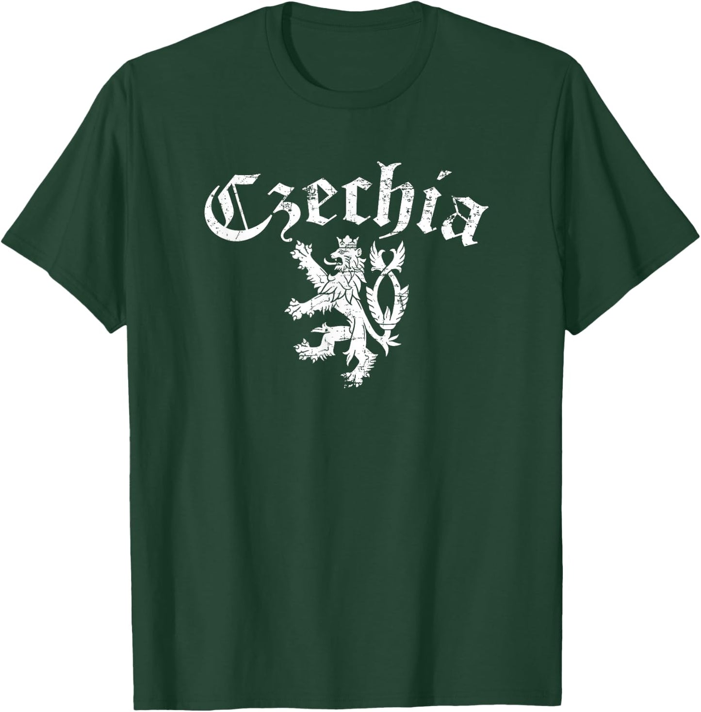 Cesko Czechia Lion Symbol Czech Republic Pride T-Shirt - T-Shirt | Forest