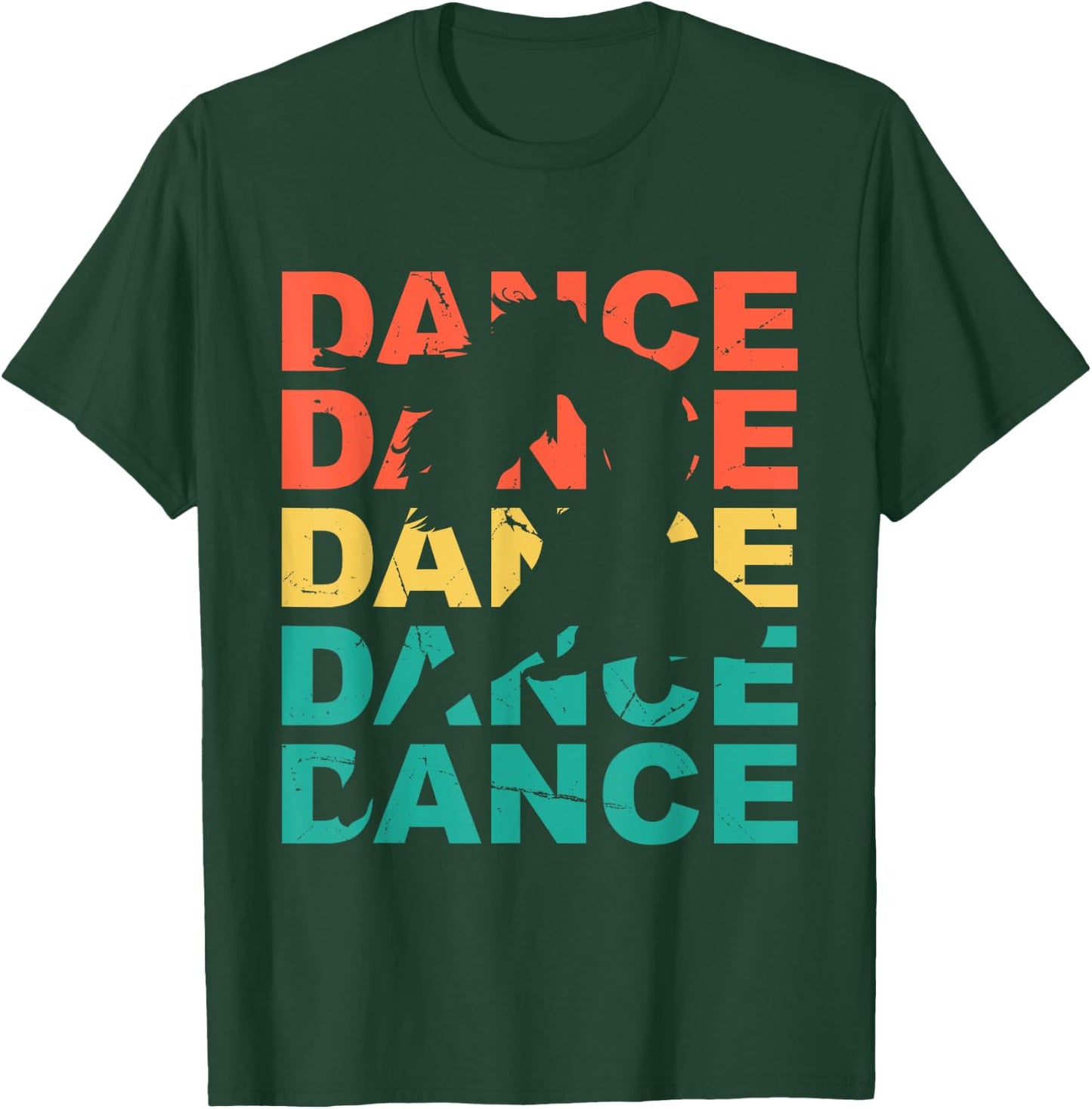 Retro Vintage Dancing For Dancers T-Shirt - T-Shirt | Forest