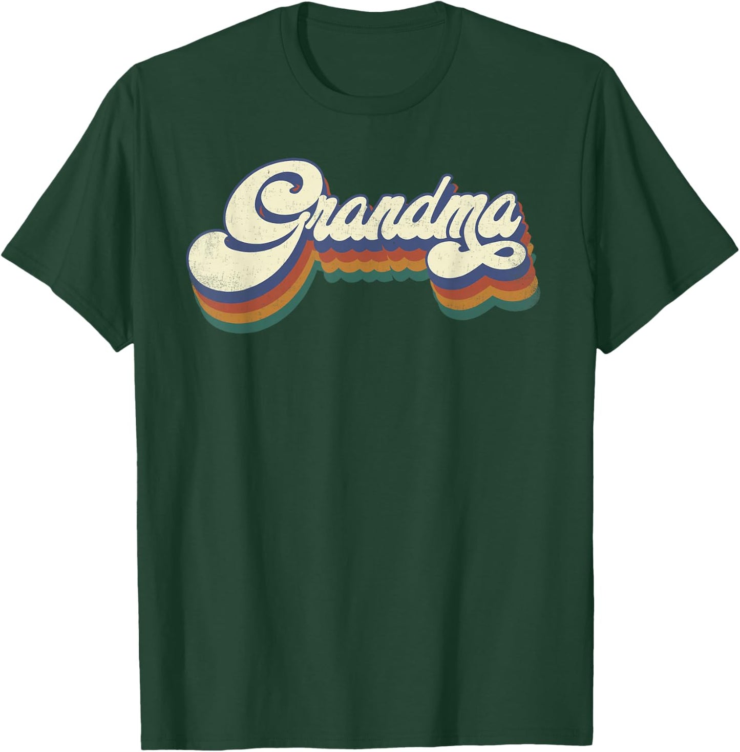 Grandma Gifts Retro Vintage Mother's Day Grandma T-Shirt - T-Shirt | Forest