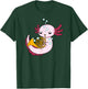 French Horn Player Kids Axolotl Big Band French Horn T-Shirt - T-Shirt | Forest