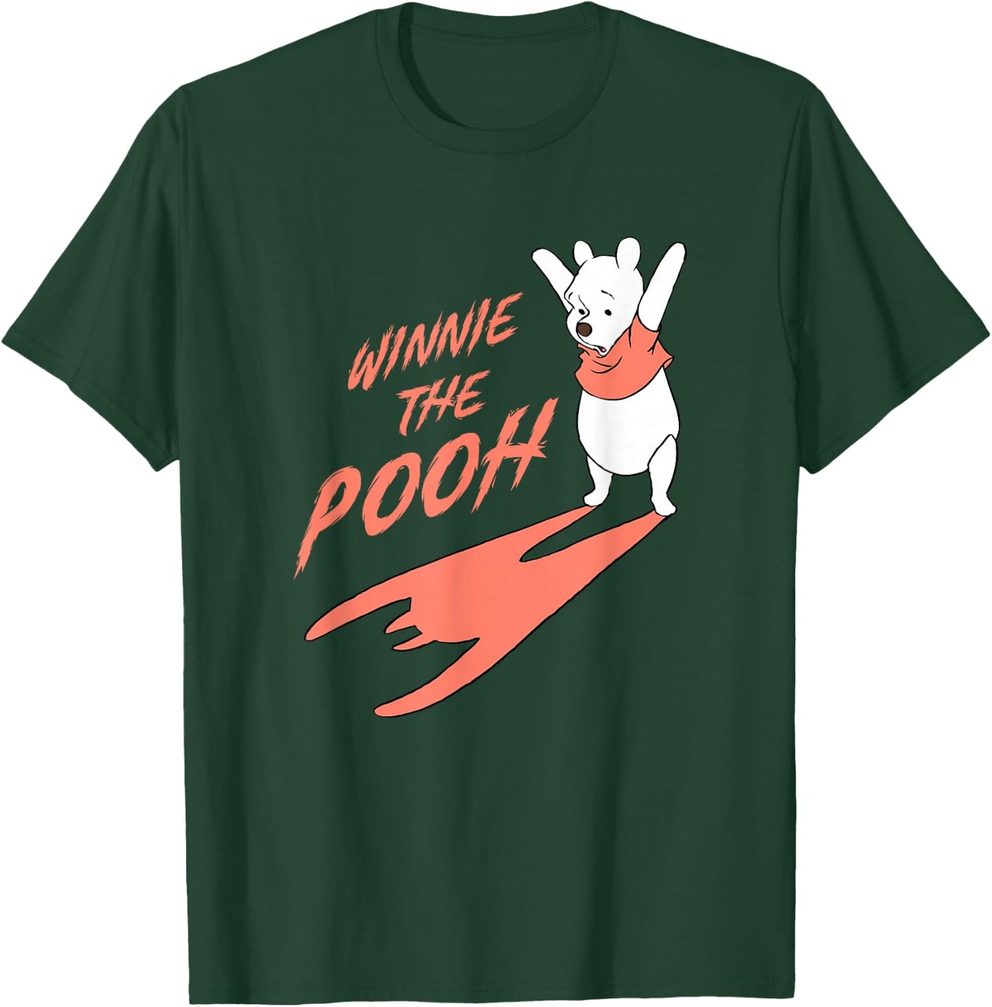 Disney Winnie The Pooh Halloween Casting Scary Shadow T-Shirt - T-Shirt | Forest