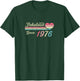 Vintage Fabulous Since 1976 Birthday T-Shirt - T-Shirt | Forest