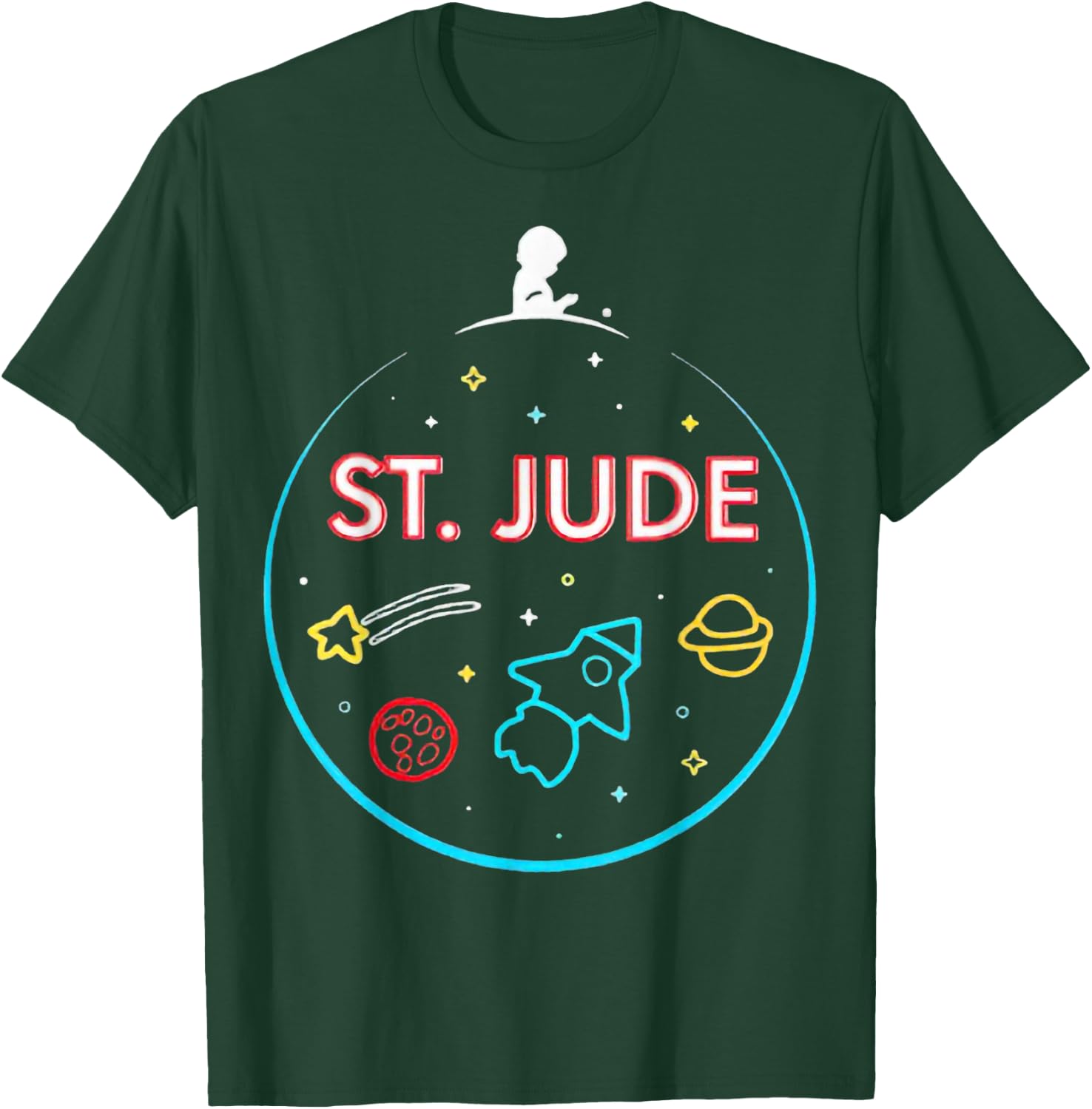 St. Jude Patient Ty Rocket New T-Shirt - T-Shirt | Forest