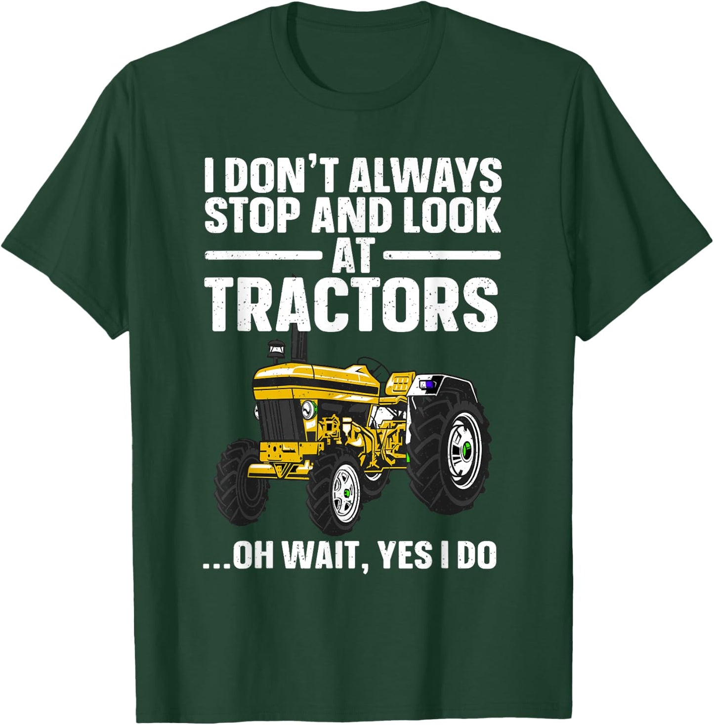 Best Tractor Art For Boys Men Women Cattle Tractor Farmer T-Shirt - T-Shirt | Forest