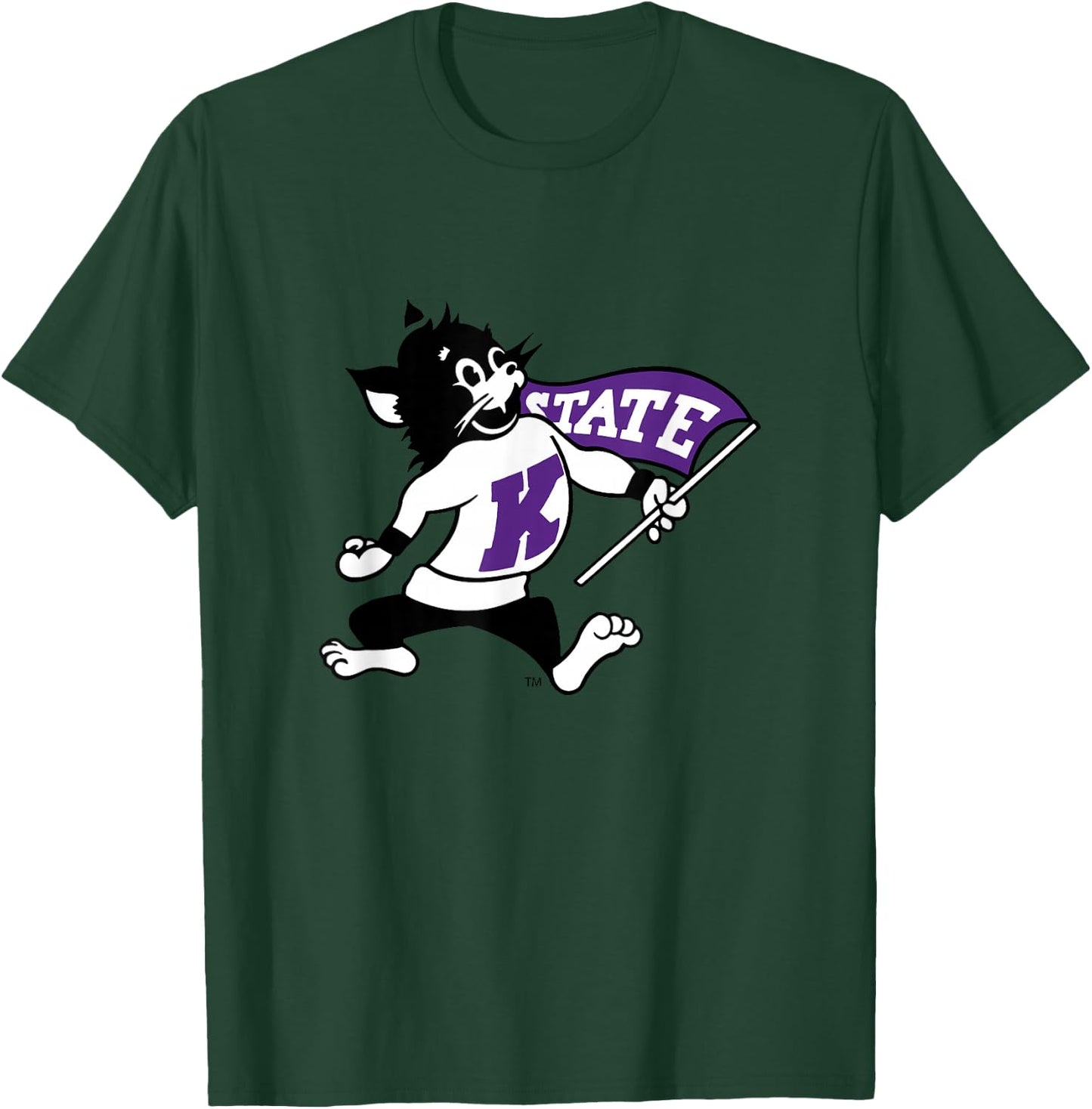 Kansas State Wildcats | Official NCAA University | RYLKSU06 T-Shirt - T-Shirt | Forest