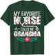 My Favorite Nurse Calls Me Grandma Proud Nurse Family Match T-Shirt - T-Shirt | Forest