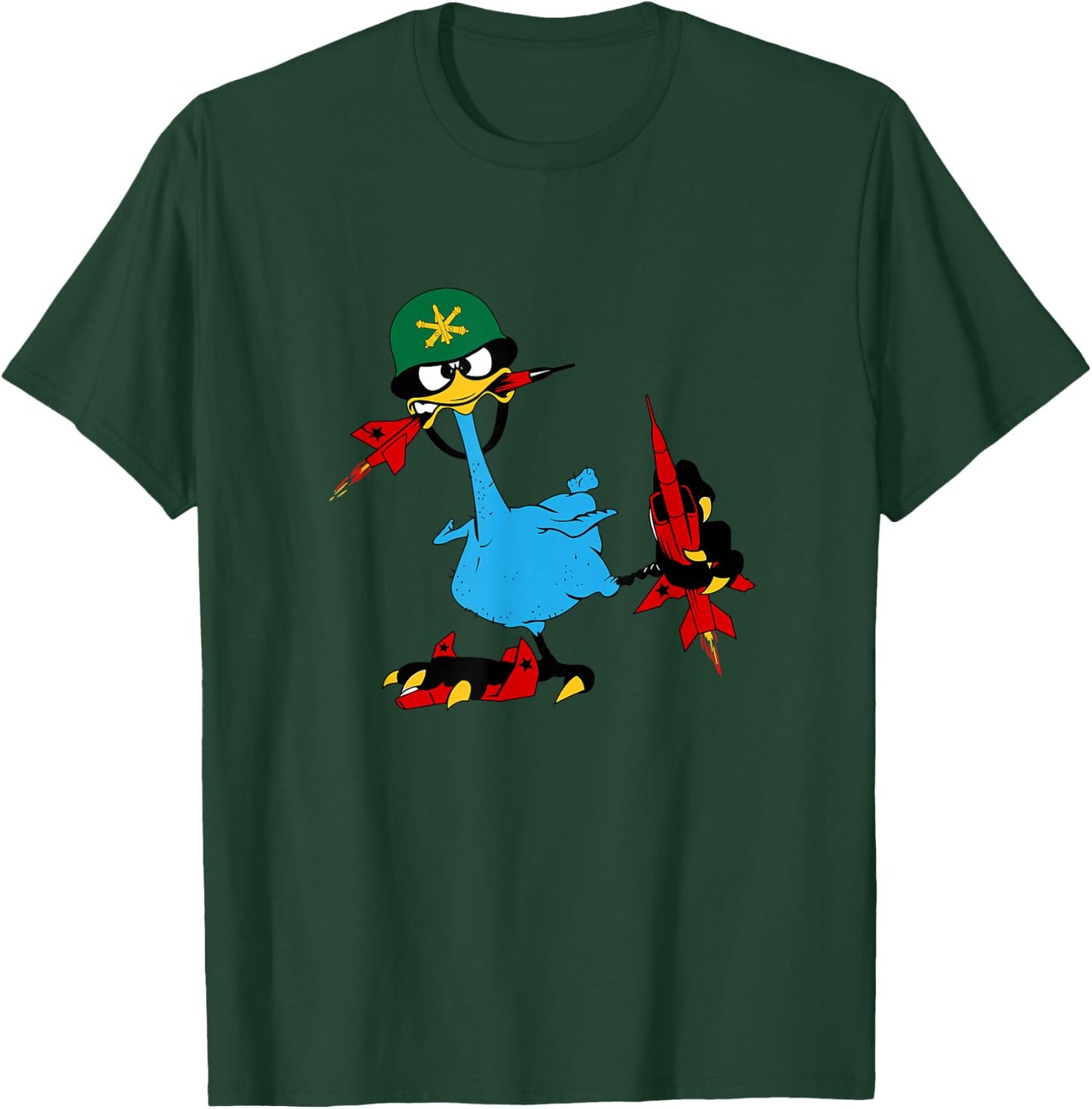 Oozlefinch Air Defense Artillery ADF US Army Fort Sill T-Shirt - T-Shirt | Forest
