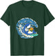 Surfing Shark Eating Pepperoni Pizza T-Shirt - T-Shirt | Forest