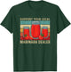 Support Your Local Vintage Retro Tomato Marina Sauce Dealer T-Shirt - T-Shirt | Forest