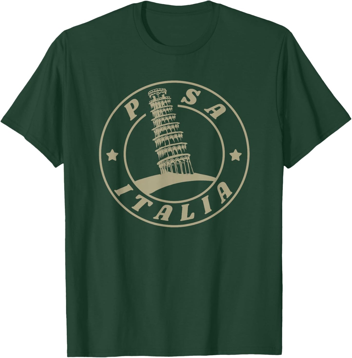 Leaning Tower of Pisa / Italy / Holiday T-Shirt - T-Shirt | Forest