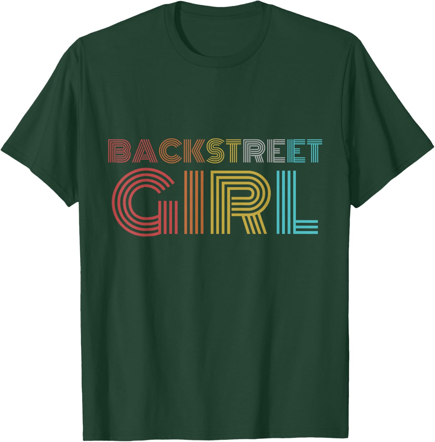 Retro Vintage Backstreet Girl T-Shirt - T-Shirt | Forest