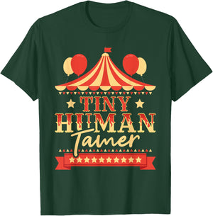 Tiny Human Tamer - Circus Birthday Party Circus Costume Small T-Shirt - T-Shirt | Forest