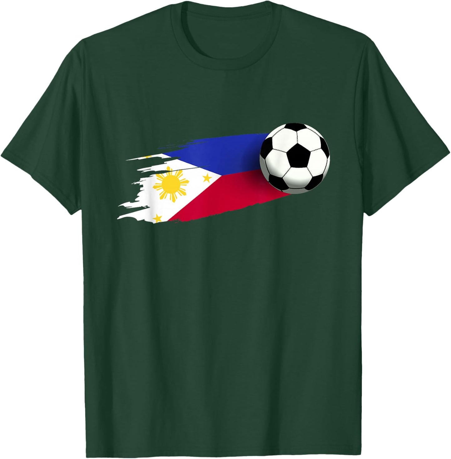 Philippines Flag Jersey Philippine Soccer Team Philippine T-Shirt - T-Shirt | Forest