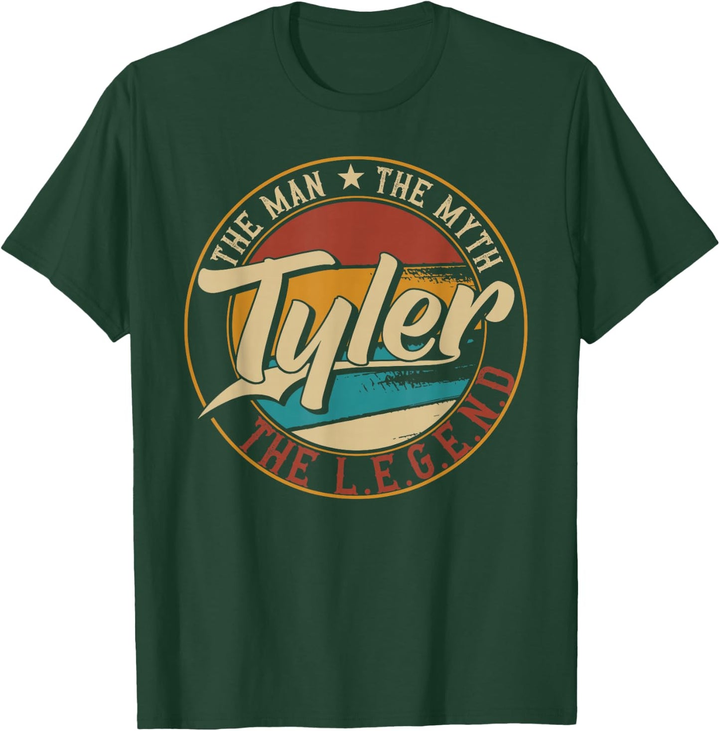 The Best Outfits & Accessories for Tyler Tyler The Man The Myth The Legend T-Shirt - T-Shirt | Forest