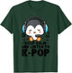 Keep Calm Listen To Kpop Penguin Merch K-pop Merchandise T-Shirt - T-Shirt | Forest