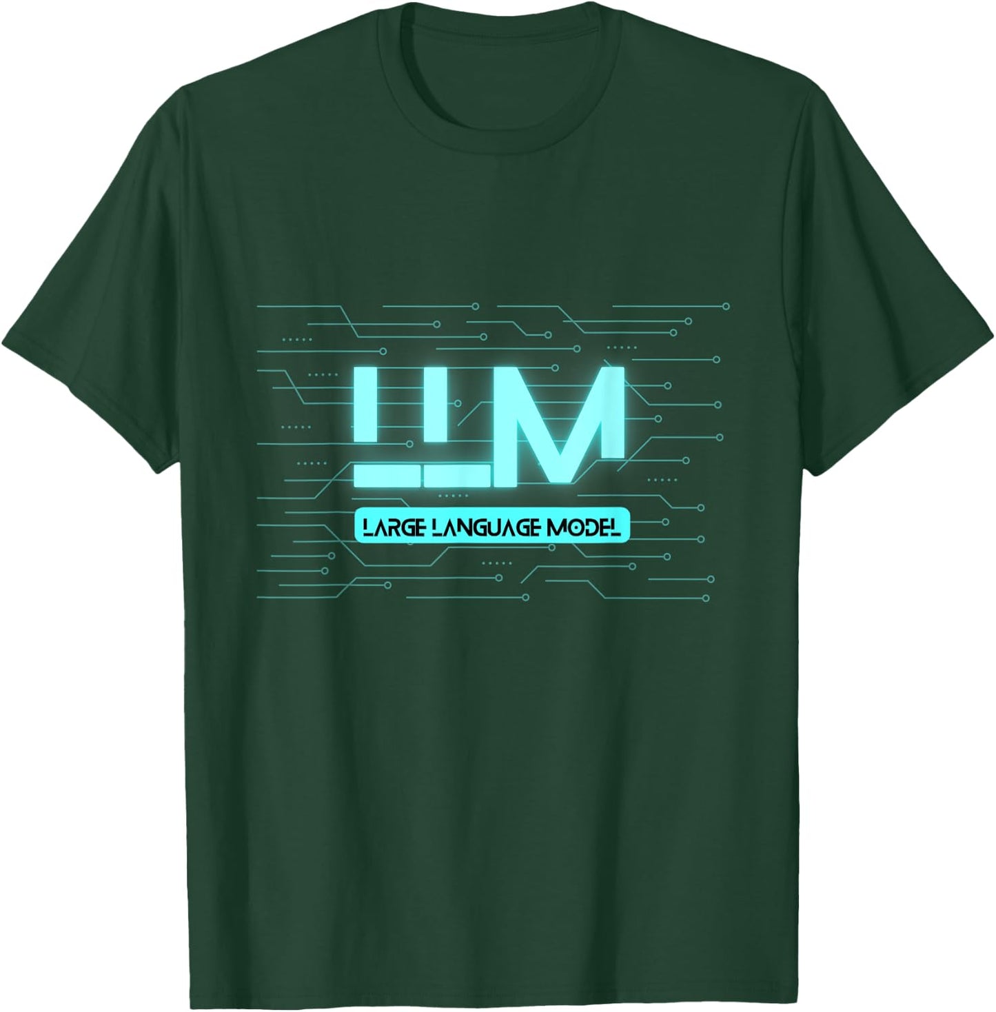 Large Language Models LLM Generative AI Deep Learning GPT T-Shirt - T-Shirt | Forest