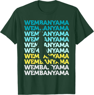 Wembanyama Basketball Amazing Gift Fan T-Shirt - T-Shirt | Forest