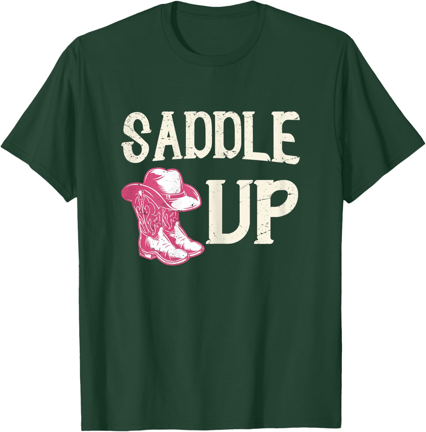 Funny Cowgirl Graphic Women Girls Cowgirl Western Rodeo T-Shirt - T-Shirt | Forest
