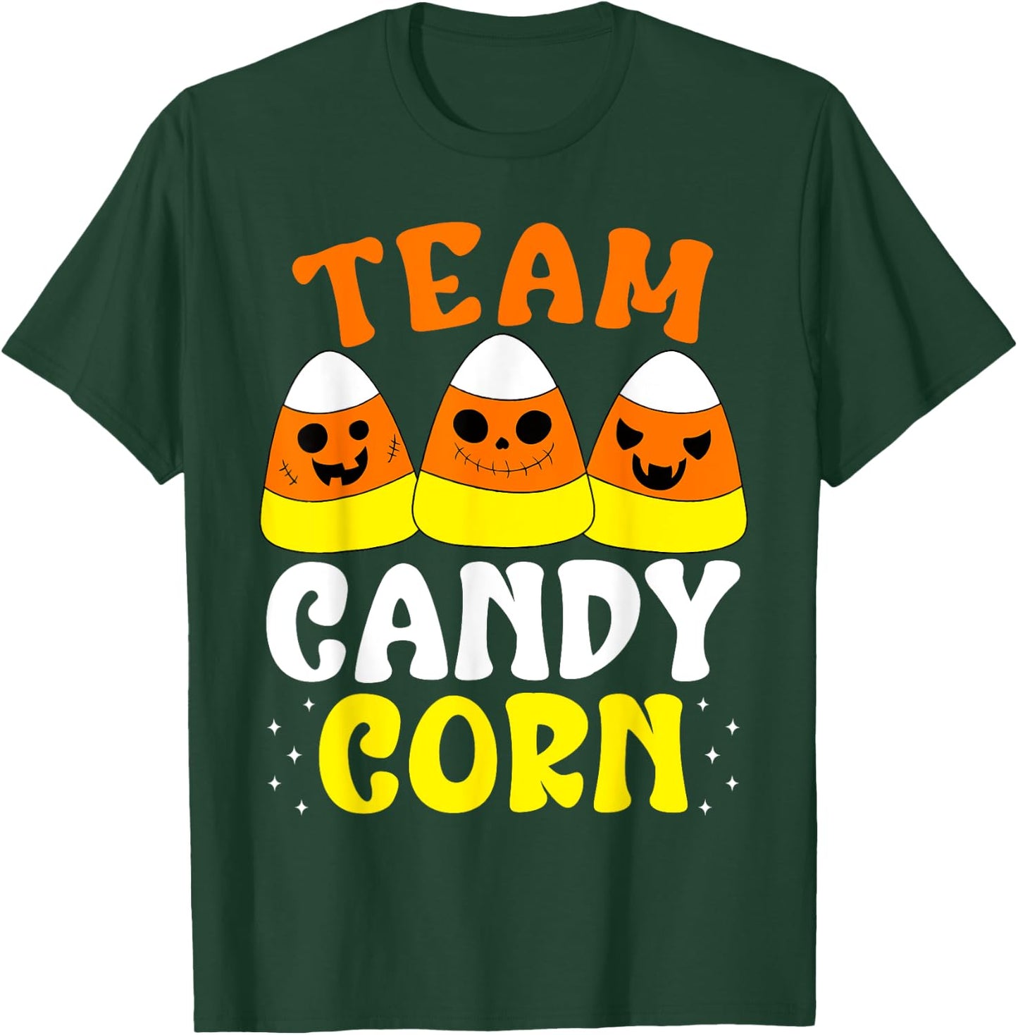 Team Candy Corn Funny Halloween T-Shirt - T-Shirt | Forest