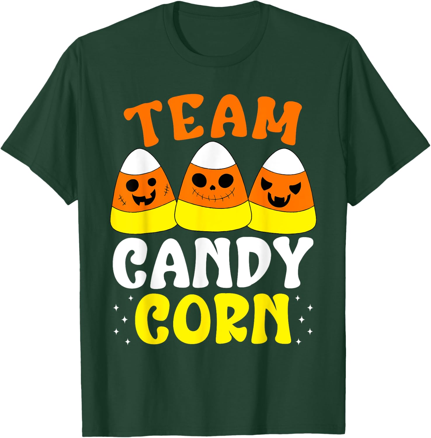 Team Candy Corn Funny Halloween T-Shirt - T-Shirt | Forest