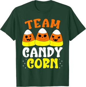 Team Candy Corn Funny Halloween T-Shirt - T-Shirt | Forest