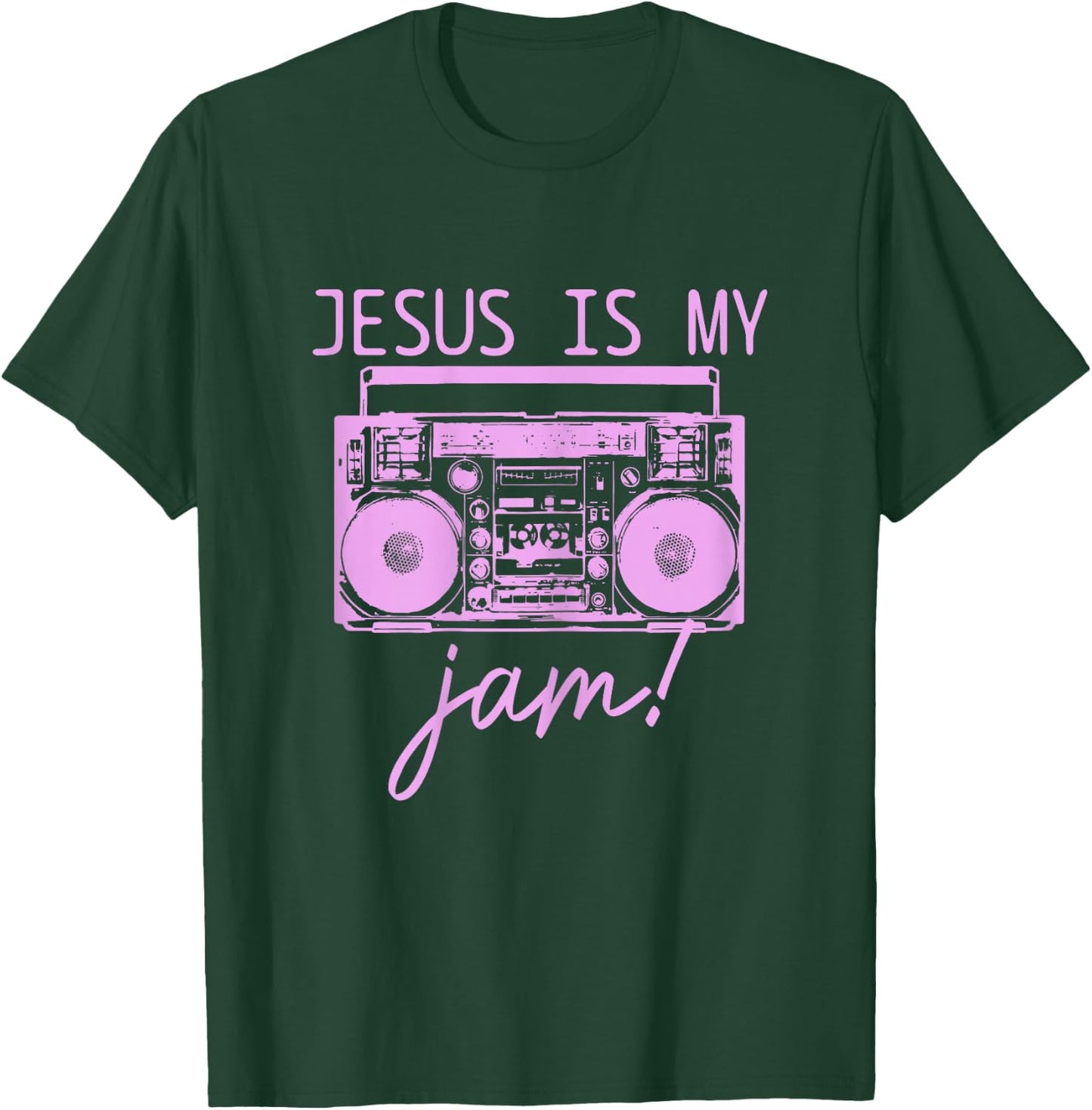 Jesus Christian Music Funny Bible Pastor Faith T-Shirt - T-Shirt | Forest
