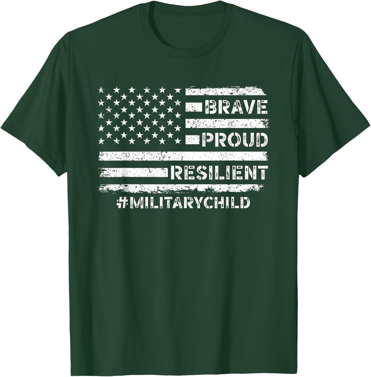 Military Kids Shirt Adult Purple 2025 Month Military Child T-Shirt - T-Shirt | Forest