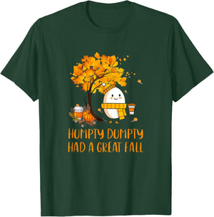 Humpty Dumpty Had A Great Fall Thanksgiving Autumn 2022 T-Shirt - T-Shirt | Forest