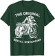 Funny Motorcycle Original Social Distancing T-Shirt - T-Shirt | Forest