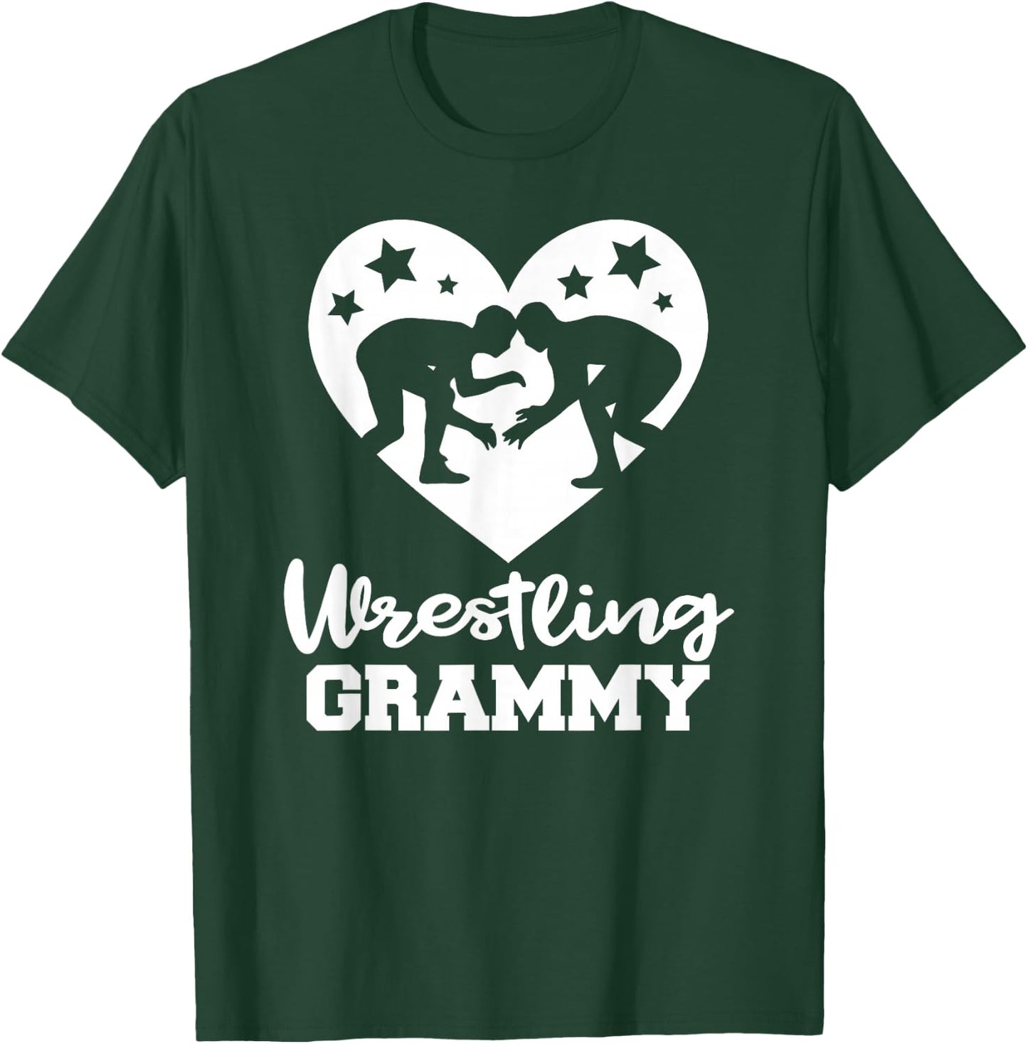 Wrestling Grammy Funny Wrestler Athlete Grammy T-Shirt - T-Shirt | Forest