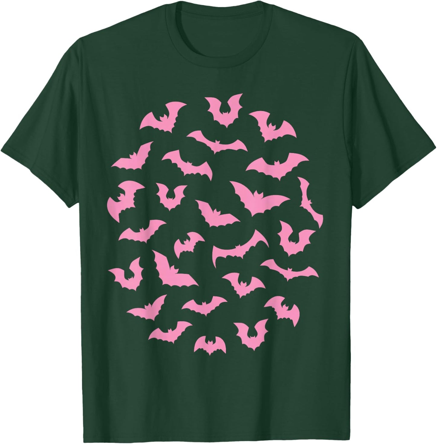 Pastel Goth Pink Bats T-Shirt - T-Shirt | Forest