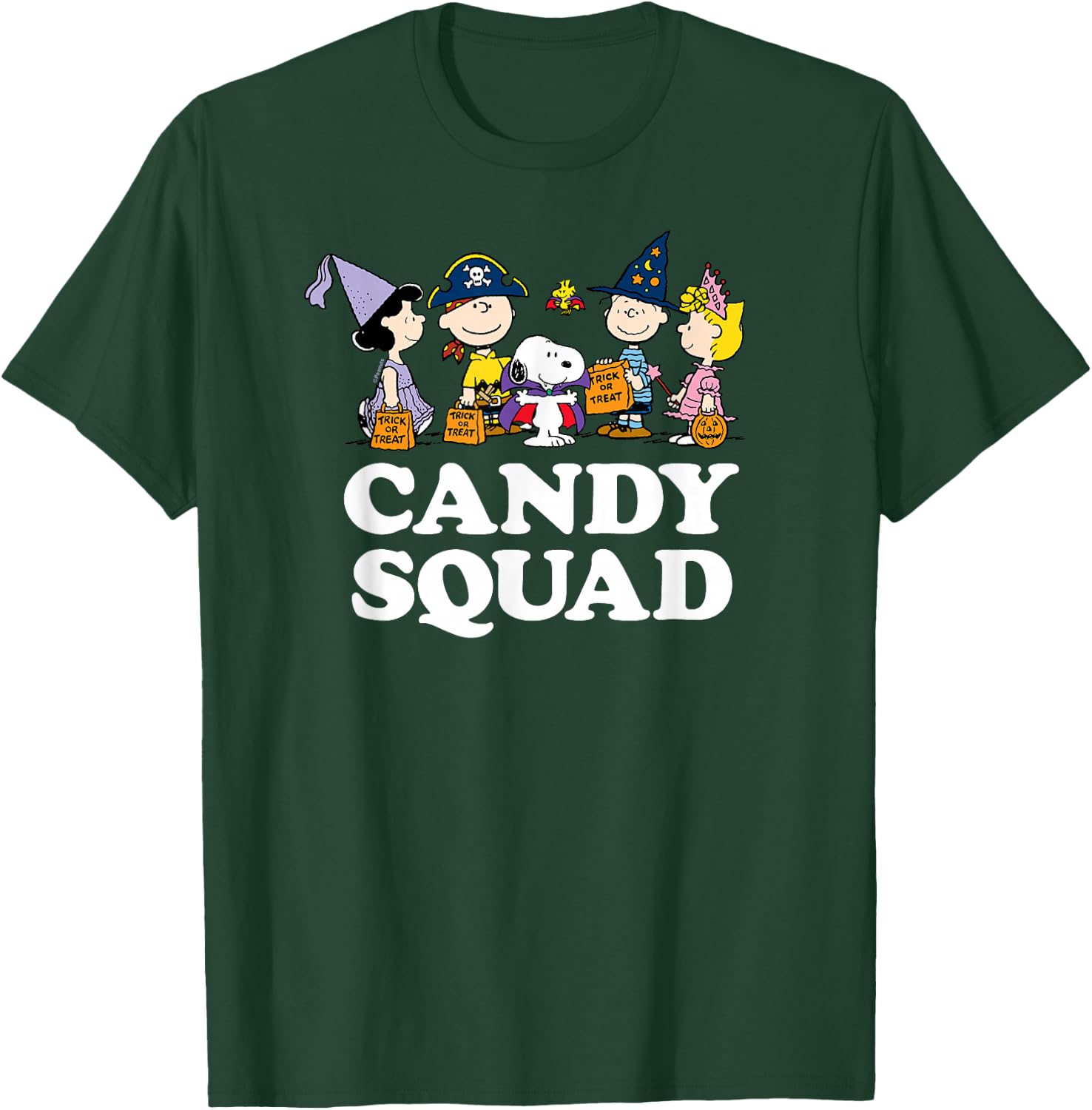 Peanuts - Halloween Candy Squad T-Shirt - T-Shirt | Forest