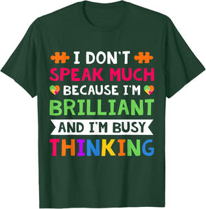 My Child May Be Non Verbal I May Be Nonverbal Autism Mom T-Shirt - T-Shirt | Forest