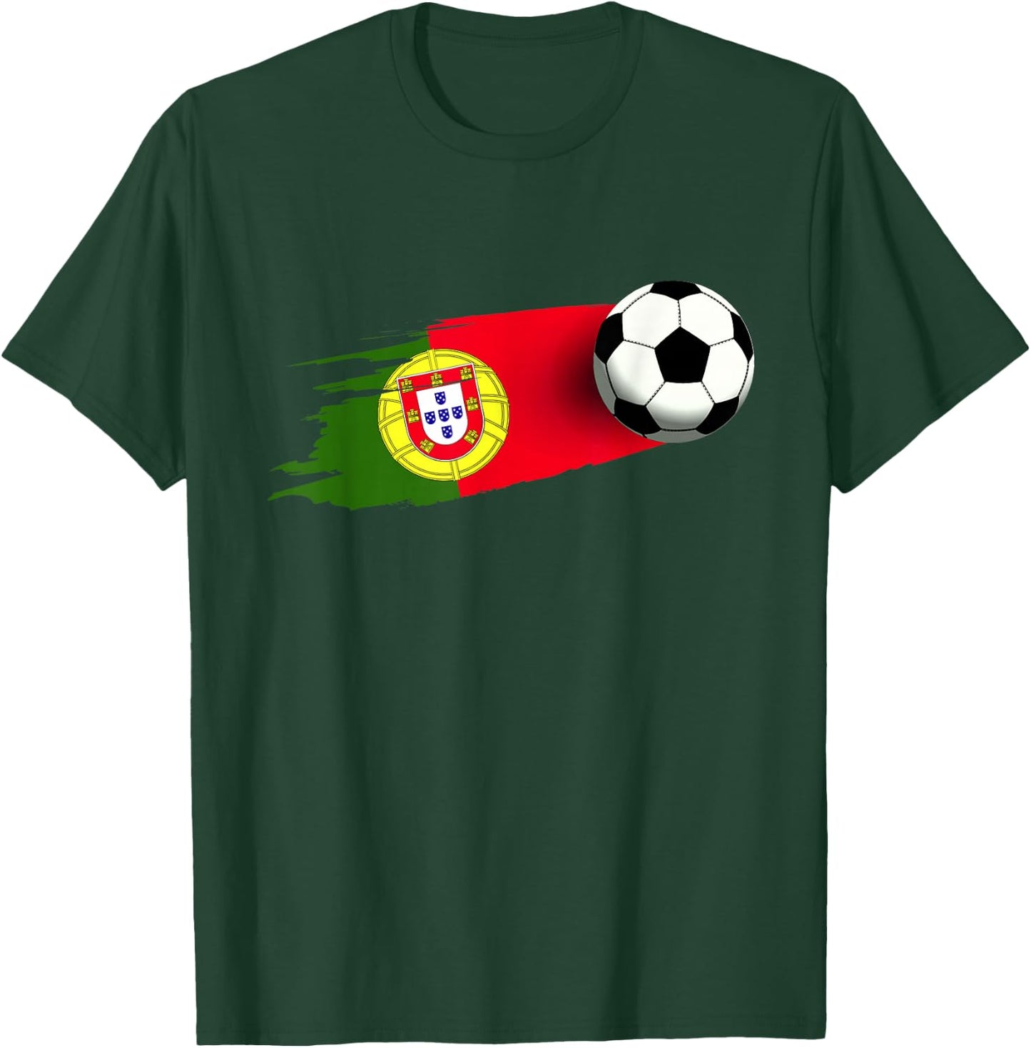 Portugal Flag Jersey Portuguese Soccer Team Portuguese T-Shirt - T-Shirt | Forest