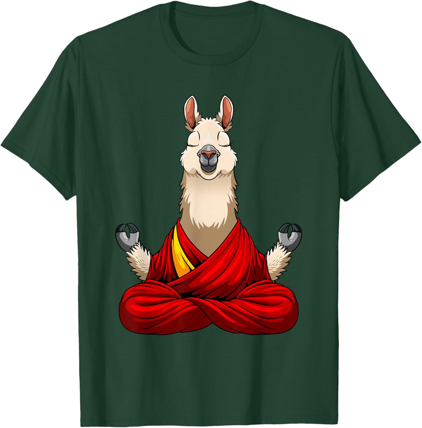 Cute Llama Design Women Alpaca Animal Llama Lovers T-Shirt - T-Shirt | Forest