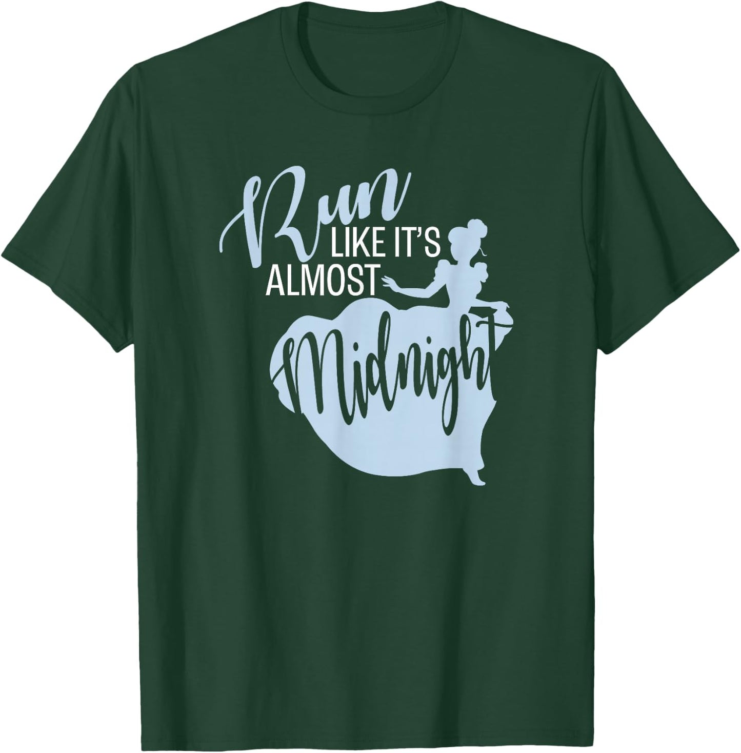 Disney Cinderella Run Like It's Almost Midnight Athletic T-Shirt - T-Shirt | Forest