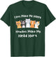 Funny Cats Make Me Happy Humans Make My Head Hurt Cats Lover T-Shirt - T-Shirt | Forest
