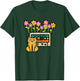Cat Casette Tape Vintage Soul Flowers Retro Mom Women Girls T-Shirt - T-Shirt | Forest