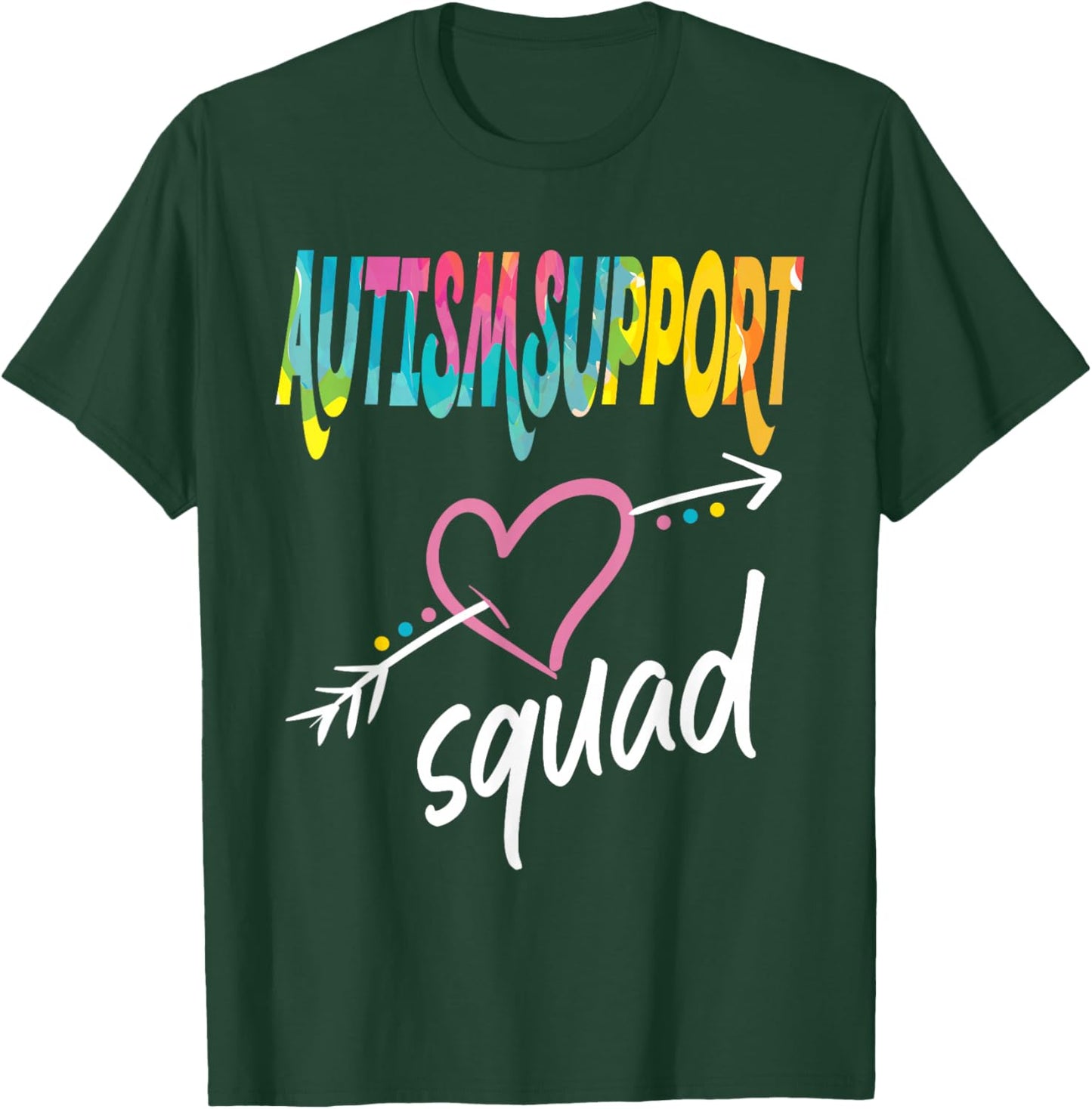Autism Support Squad T-Shirt - T-Shirt | Forest