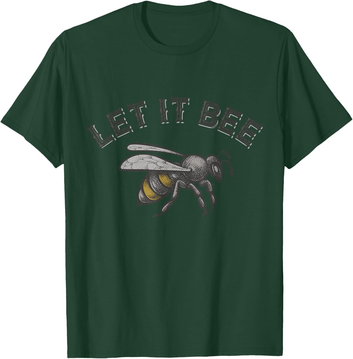 Honey Bee Keeper Clothes Men Funny Saying Let It Bee T-Shirt - T-Shirt | Forest