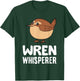 Cute Wren Bird Gifts And Wren Whisperer -Adults & Kids Black Cartoon Small T-Shirt - T-Shirt | Forest