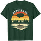 Zeppelin Retro Dirigible Landscape Blimp Zepelin Airship T-Shirt - T-Shirt | Forest