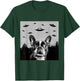 Alien UFO Funny Frenchton Dog Lover Men Women Kids T-Shirt - T-Shirt | Forest