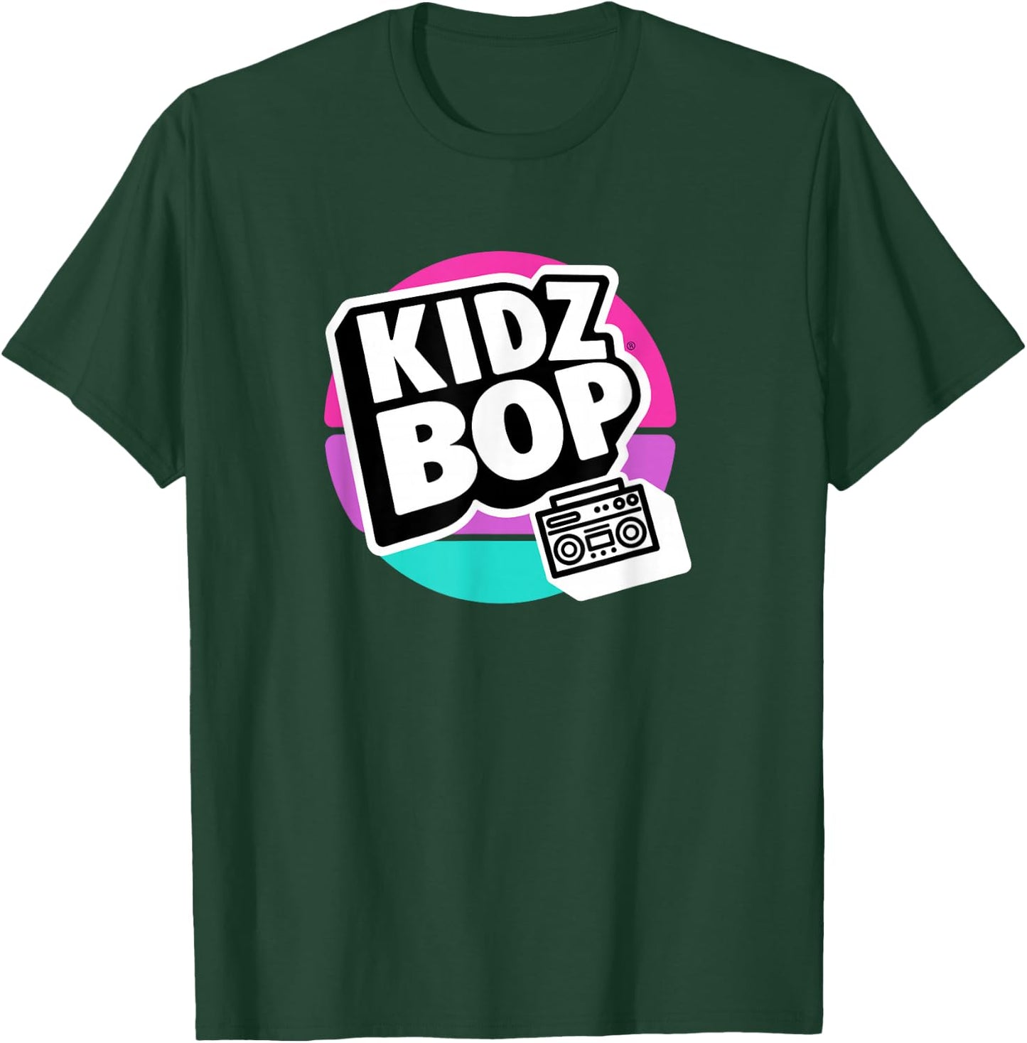 KIDZ BOP - Boombox Logo T-Shirt - T-Shirt | Forest