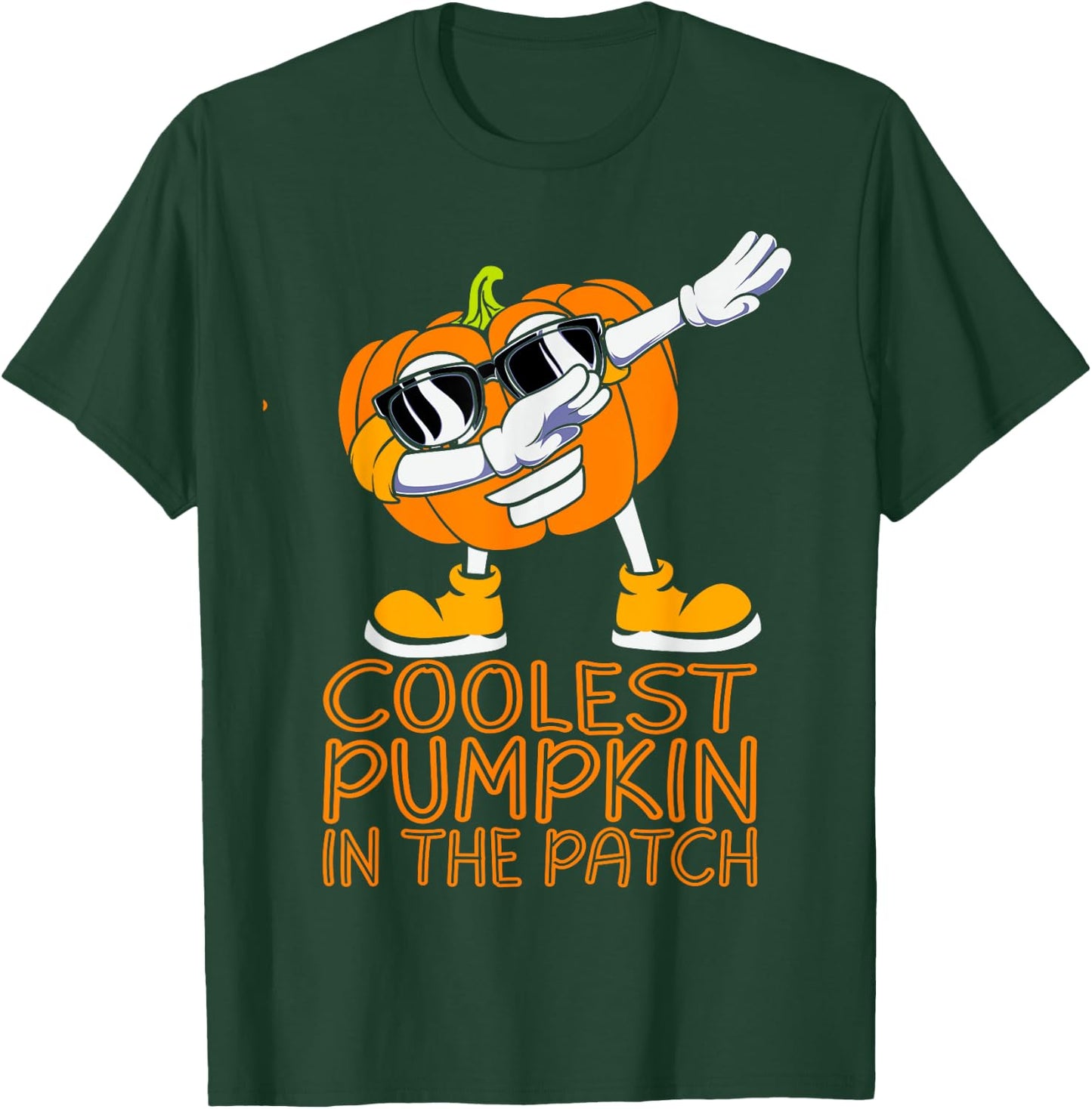 Coolest Pumpkin In The Patch Halloween Jackolantern Kid Boy T-Shirt - T-Shirt | Forest