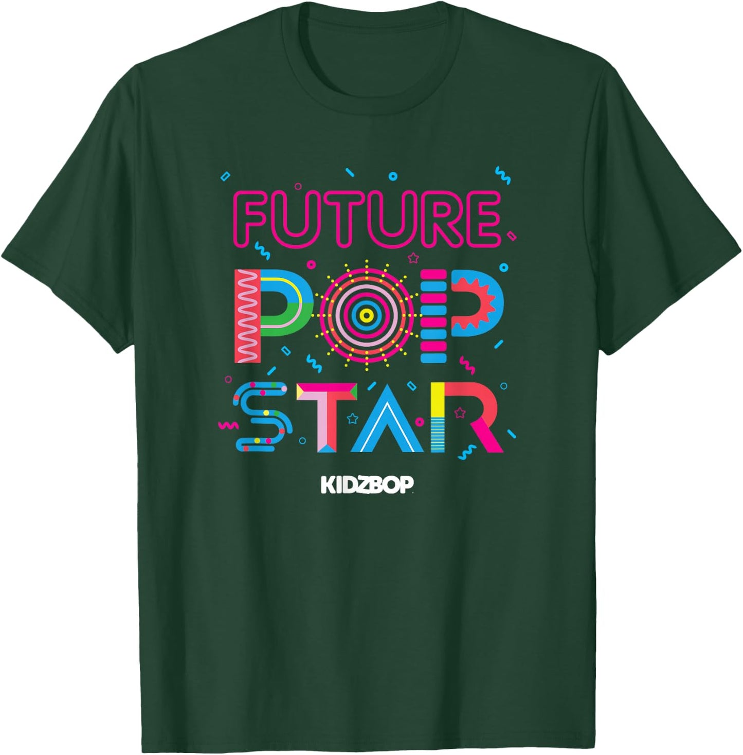 Kidz BOP - Future Pop Star (Colorful Design) T-Shirt - T-Shirt | Forest