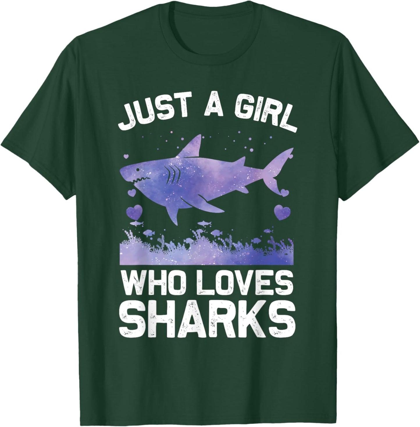 Cool Shark Girls Kids Shark Whale Shark Lover T-Shirt - T-Shirt | Forest