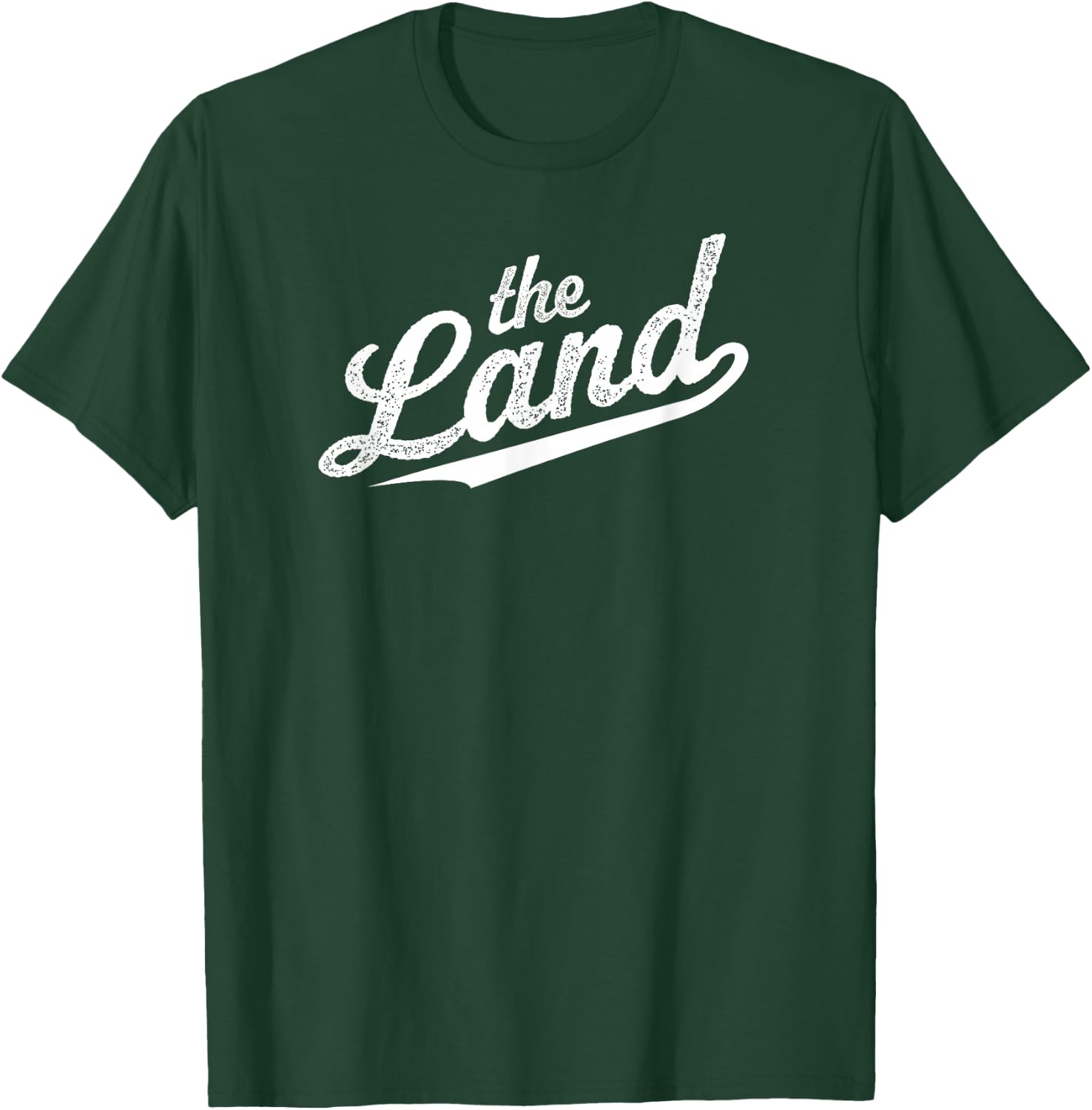Vintage "The Land" Cleveland Ohio Script Retro Throwback T-Shirt - T-Shirt | Forest