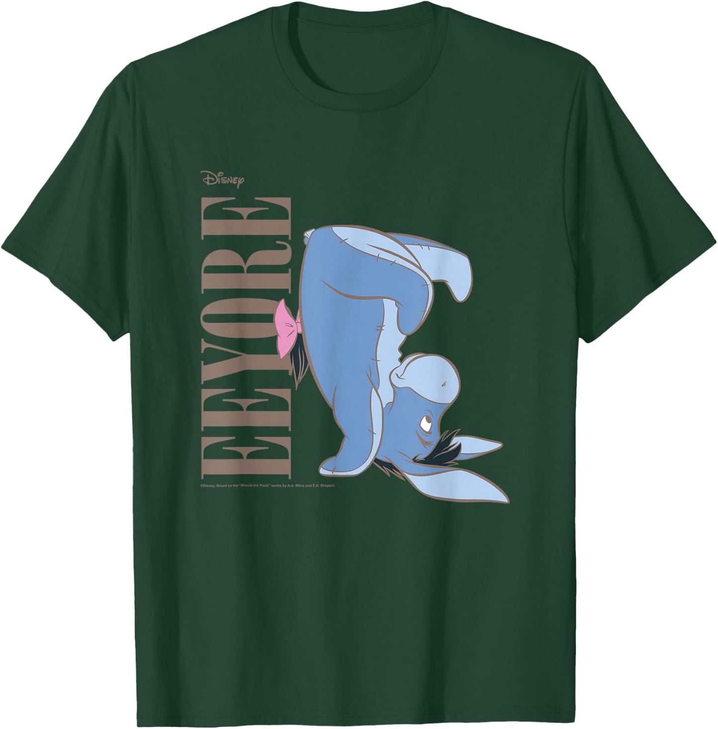 Winnie The Pooh - Eeyore Upside Down T-Shirt - T-Shirt | Forest