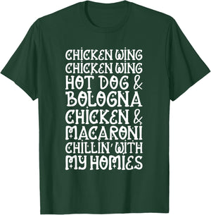 Chicken Wing Chicken Wing Hot Dog and Bologna Shirt Funny T-Shirt - T-Shirt | Forest